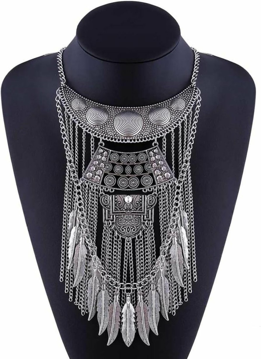 Necklaces | YAZILIND Yazilind Collar Necklaces Pendants Exaggerated Vintage Maxi Choker Statement Collier Boho Women Jewelry