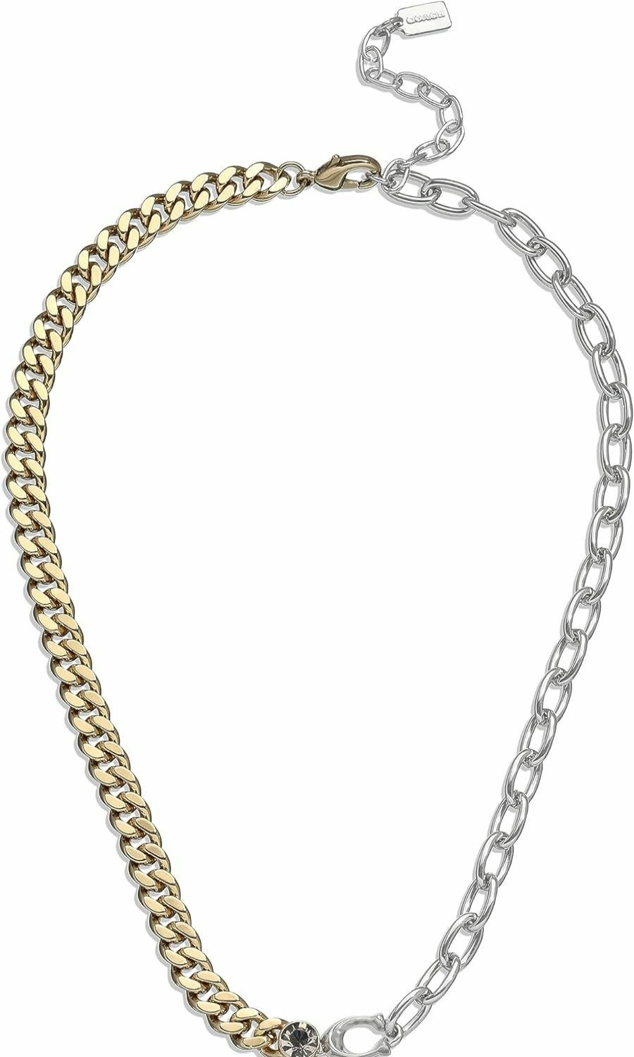 Necklaces | Amazon Coach Women'S Signature Mixed Chain Necklace