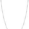 Necklaces | Kooljewelry Kooljewelry 14K White Gold Box Chain Pendant Necklace For Women (0.6Mm, 0.7Mm, 0.8Mm Or 1Mm/ Lengths From 13 To 30 Inches)