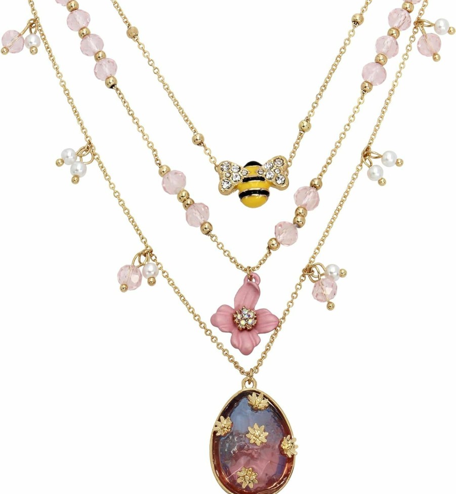 Necklaces | Betsey Johnson Betsey Johnson Womens Spring Motif Necklaces