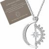 Necklaces | Akrxiso Akrxiso To My Badass Squad Necklace 14K Gold Plated Sun Star Moon Necklace Rotatable Spin Crescent Pendant Chain Necklace Friendship Jewelry Gift For Women Girls Friend