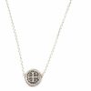 Necklaces | My Saint My Hero My Saint My Hero Benedictine Petite Necklace - Silver Tone, Includes Floating Silver Benedictine Medal Of Protection