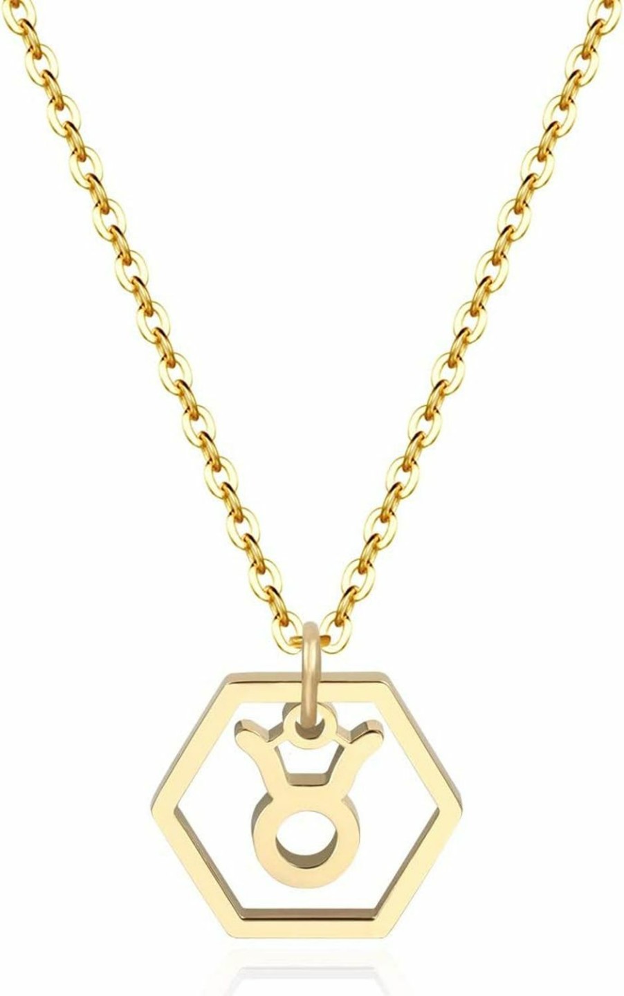 Necklaces | Aimber Aimber 18K Gold Plated Astrology Necklace For Women Jewelry,12 Zodiac Pendant Horoscope Constellations Necklace