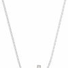 Necklaces | Silpada Simplex Horizontal Cross Pendant Necklace, Sterling Silver, White