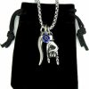 Necklaces | Ann Claridge Mano Cornuto, Cornicello, And Nazar Combo Necklace, On 24\" Box Chain, Italian Lucky Hand Horn Anti Evil Eye Good Luck Amulet Protection Charms All Stainless