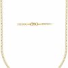 Necklaces | PORI JEWELERS Pori Jewelers 10K Yellow Gold 2.3Mm Curb/Cuban Chain Bracelet Or Necklace, For Men And Women, Uni Gold Jewelry