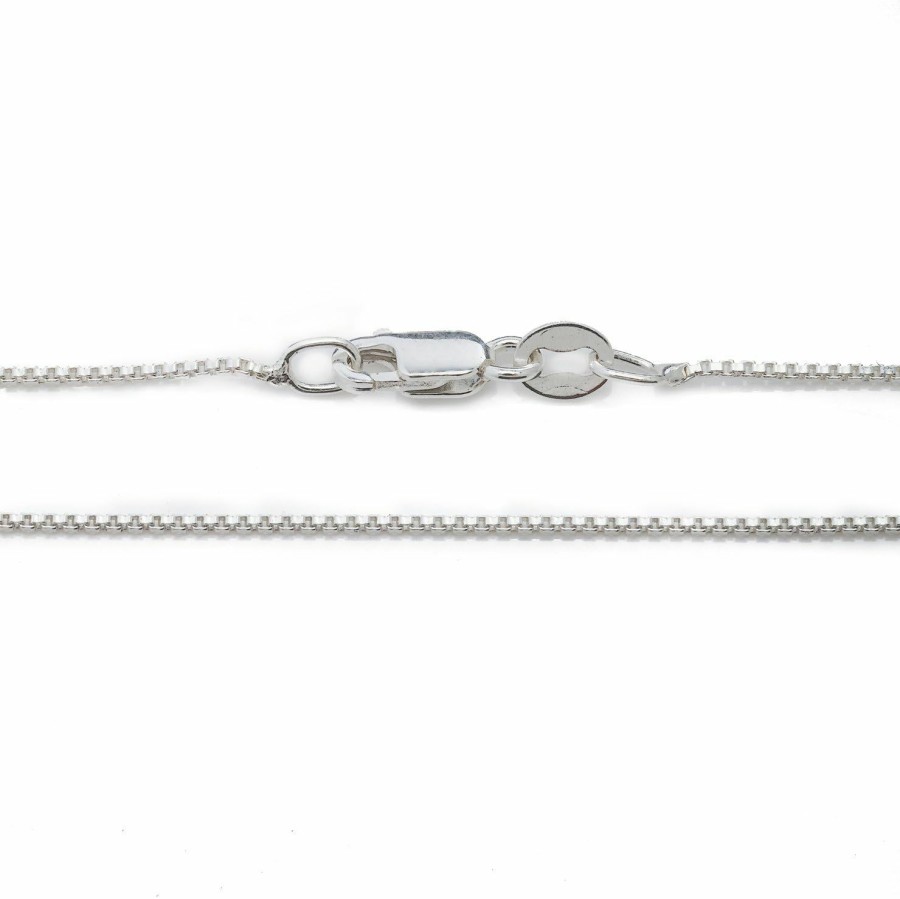 Necklaces | Designer Sterling Silver 925 Sterling Silver .8Mm Box Chain - Italian Necklace - Super Thin & Strong - 16\" - 30\"