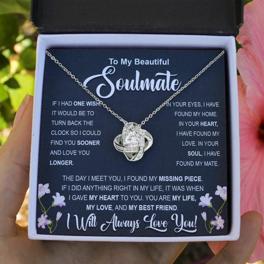 Necklaces | Larvincy Mothers Day Gifts For Wife From Husband, Mothers Day Necklace For Wife, To My Wife Necklace From Husband With Box, To My Soulmate Necklace For Women, Wife Gifts From Husband, Wife Birthday Gift Ideas`