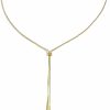 Necklaces | Rymenioy 18K Gold Plated Y Necklace For Women Tassel Triangle Long Bar Pendant Necklace Chain Adjustable Long Lariat Necklace Jewelry For Women And Girls