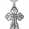 Necklaces | Heartland Heartland Store Women'S/Teen Orthodox Cross Sterling Silver Pendant, With 20\" Surgical Grade Stainless Steel Chain