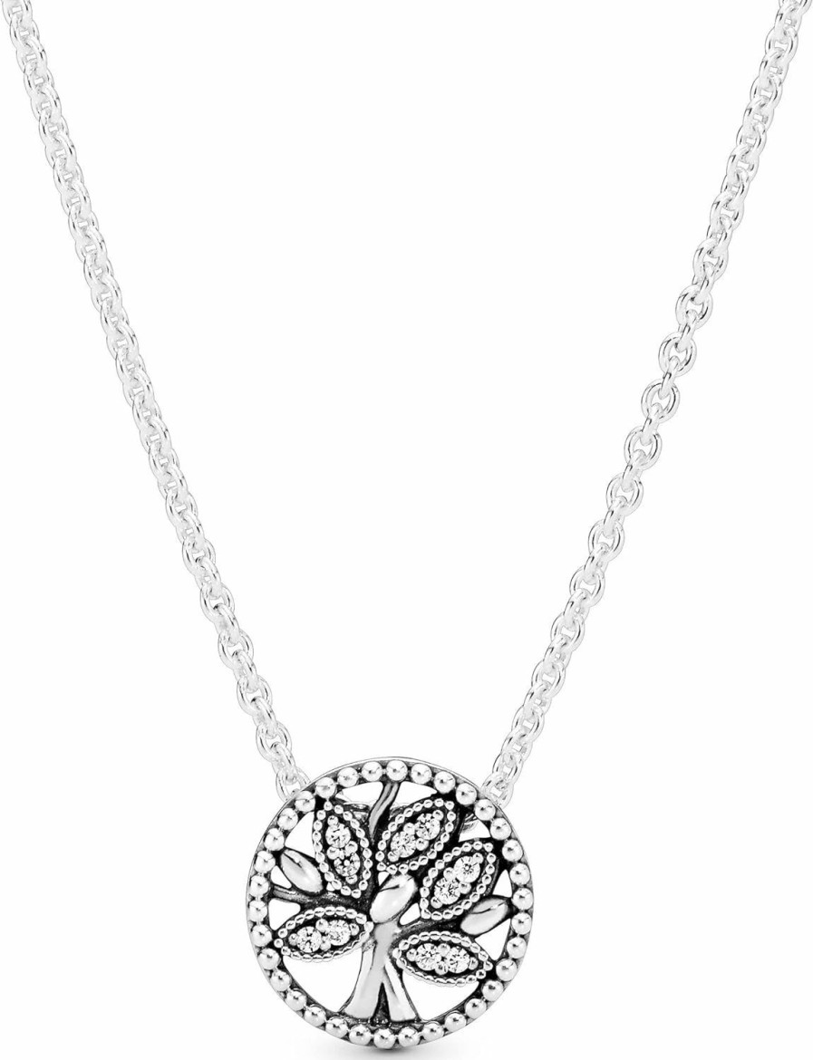 Necklaces | Pandora Pandora Tree Of Life, Clear Cz