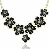 Necklaces | Fsmiling Womens Statement Necklaces Flower Chunky Necklace Floral Bib Necklaces