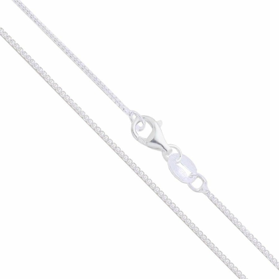 Necklaces | Sac Silver Choose Your Clasp Sterling Silver 1Mm Box Chain Necklace