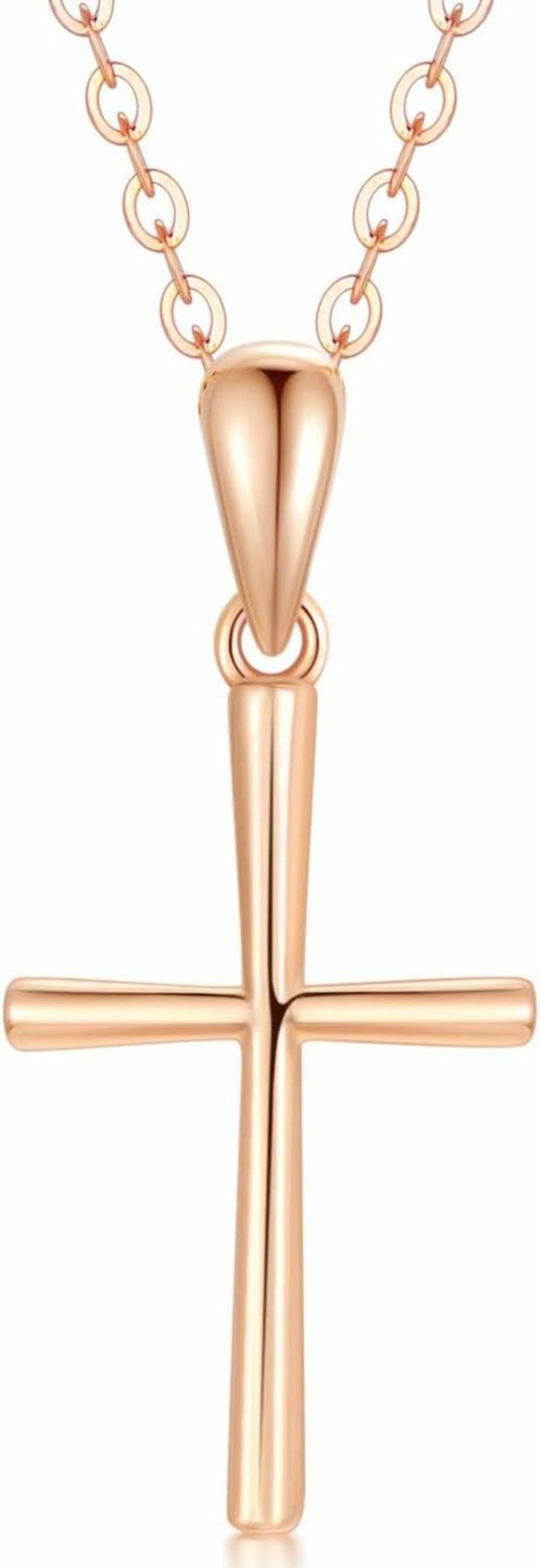 Necklaces | SISGEM Sisgem 14K Gold Cross Necklace For Women Teens, Gold Chain With Cross Pendant, Confirmation Jewelry For Her, 16+1+1 Inch