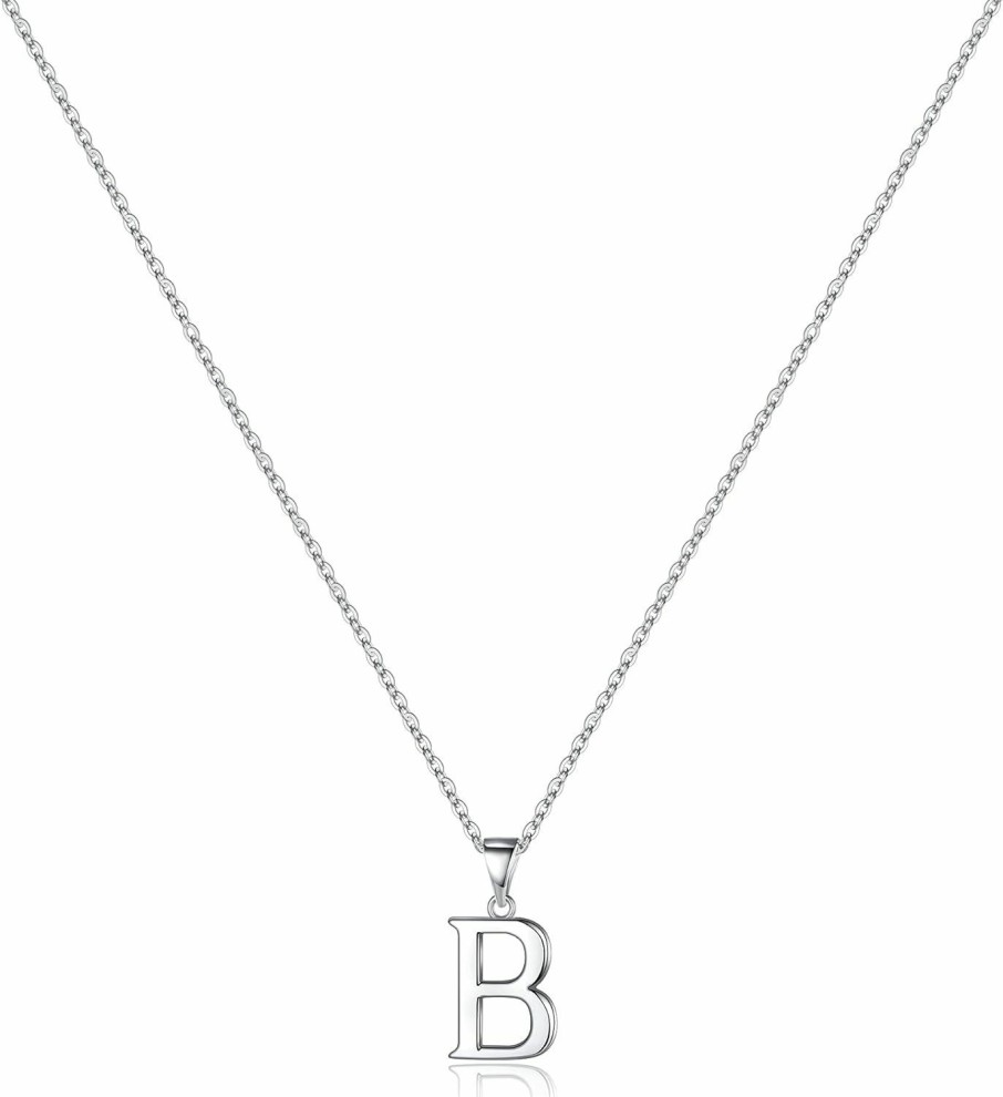 Necklaces | Amazon S925 Sterling Silver Initial Necklaces For Women Girls, Dainty Hypoallergenic Initial Necklace Letter Initial Pendant S925 Sterling Silver Initial Necklace For Women Teen Girls Jewelry Gifts