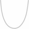 Necklaces | PORI JEWELERS Pori Jewelers 14K Gold 1.8Mm, 2.5Mm, Or 3.5Mm Round Box Chain Necklace -16"-30" Yellow Or White Gold- For Men And Women