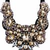 Necklaces | Flyonce Flyonce Rhinestone Crystal Bib Chunky Collar Statement Necklace For Women Girls Costume Jewelry