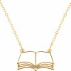 Necklaces | LiYiQ Book Lovers Gifts For Women Book Necklace Open Book Necklace Bookworm Gift Book Gifts Librarian Gifts Reading Giftsbook Club Gifts For Book Lovers Book Stack Teardrop Teacher Appreciation Gifts