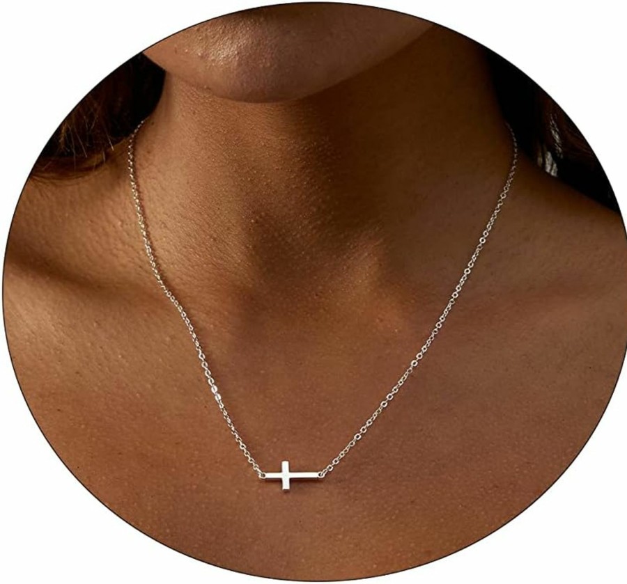 Necklaces | Feskive Feskive Layered Necklaces For Women Silver Plated Dainty Snake Twist Rope Delicate Layered Necklace Different Length Choker Necklaces Silver Jewelry For Women