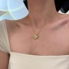 Necklaces | FEXTTEN Fextten Dainty Clover Necklace For Women,Gold Silver Four Leaf Clover Necklace Pendant, Simple Girls Necklace Jewelry, Teen Jewelry Gift For Mothers And Daughters (Gold)