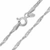 Necklaces | Amberta Amberta Children 925 Sterling Silver Chain Necklace (14 Inch - 4 To 12 Years Old)